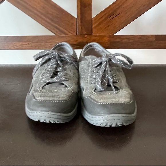 Merrell Granite gray suede Albany Lace Trail performance outdoor hiking size 7.5 - Picture 5 of 17